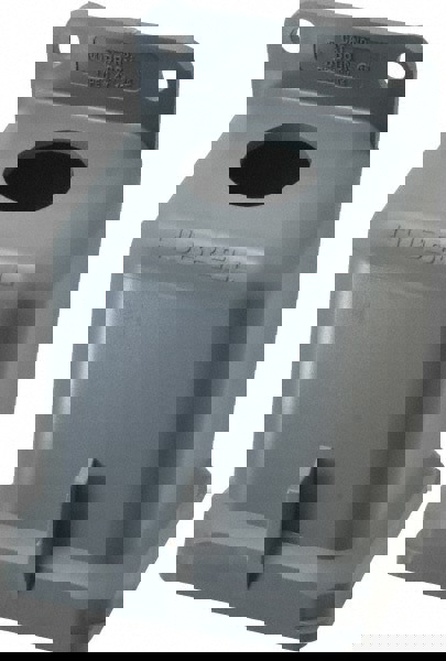 60, 63 Amp, 1-1/4 Inch Hub Size, Plastic Pin and Sleeve Angle Back Box